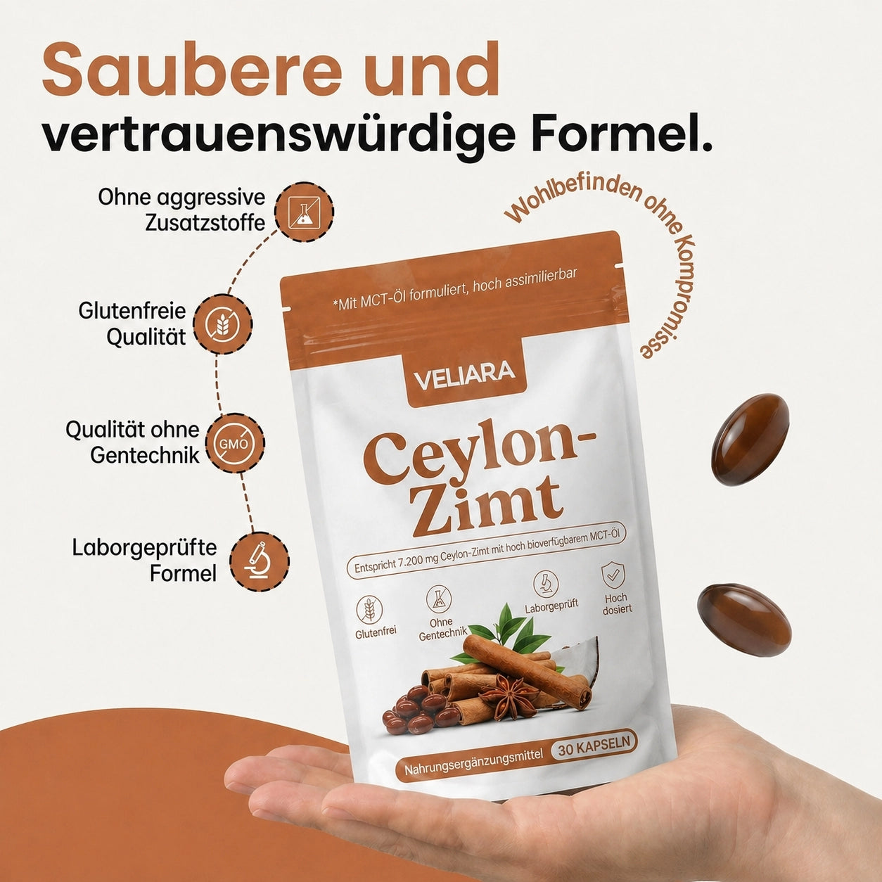 Ceylon-Zimt zur Unterstützung eines gesunden Blutzuckerspiegels